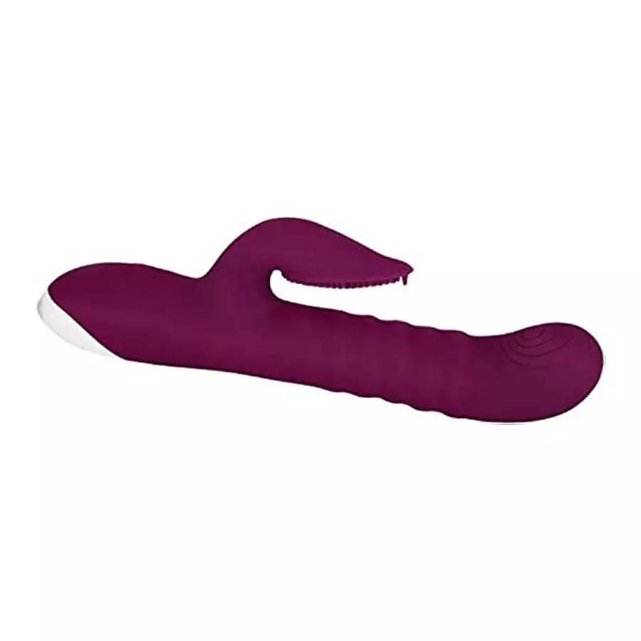 Evolved Love Is Back - Lovely Lucy - Rabbit-Style Thrusting & Twirling Shaft, with Dual Motors, Clitoral Stimulator Vibrator for