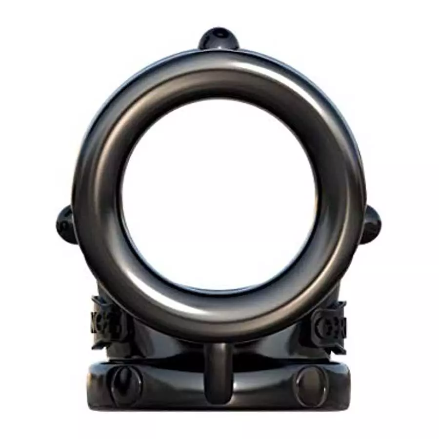 Pipedream Fantasy C-Ringz Rock Hard Cock Pipe Dildo, Black, 1 Pound