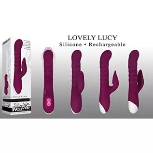 Evolved Love Is Back - Lovely Lucy - Rabbit-Style Thrusting & Twirling Shaft, with Dual Motors, Clitoral Stimulator Vibrator for Evolved Love Is Back - Lovely Lucy - Rabbit-Style Thrusting & Twirling Shaft, with Dual Motors, Clitoral Stimulator Vibrator for