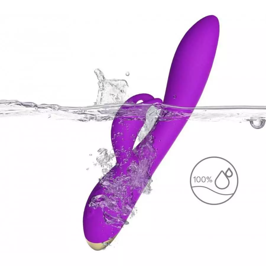 Bonnie Rabbit Vibrator with 360 Flexible Head - 9 Speed G Spot & Thrusting Vibrator with Bunny Ear - Premium Silicone Bunny Toy,