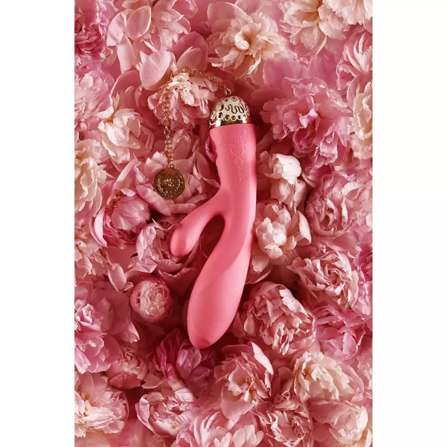 ZALO Rosalie Rabbit Vibrator | Wireless Waterproof Sex Toy with 8 Adjustable Vibration Modes | USB Rechargeable Battery | 1-Year