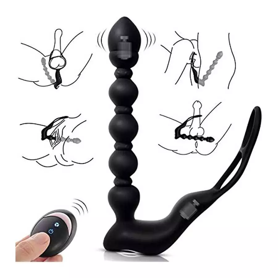 Remote Control Vibrator Rabbit Vibrator Dildo for Women Vibrator with Tongue Licking 10 Vibration Vibrating Dildo for Women Clit