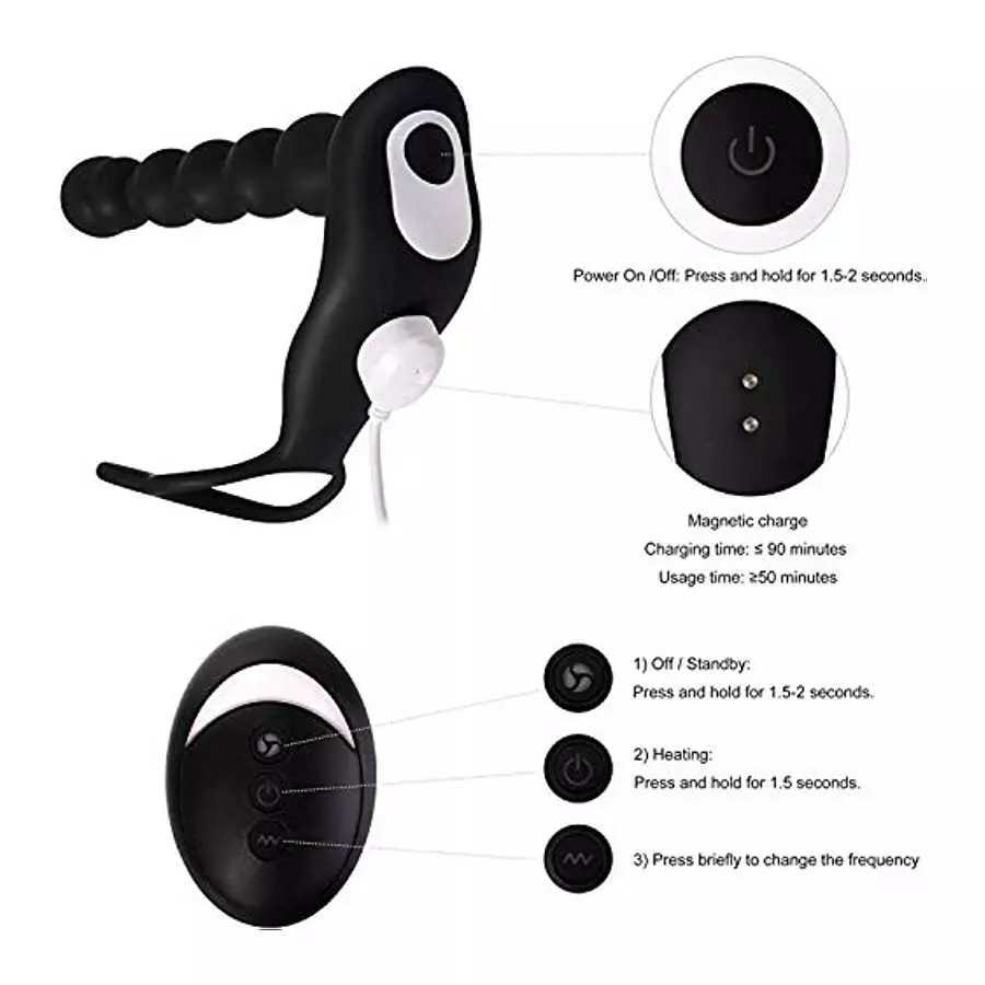 Remote Control Vibrator Rabbit Vibrator Dildo for Women Vibrator with Tongue Licking 10 Vibration Vibrating Dildo for Women Clit