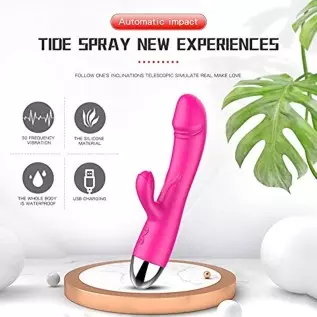 Rose Clitorial Stimulator G Spot Adult Sex Toy Swing Rabbit Vibrator Sexual Tongue Dual Motor Heating Function Ring Panties Rech Rose Clitorial Stimulator G Spot Adult Sex Toy Swing Rabbit Vibrator Sexual Tongue Dual Motor Heating Function Ring Panties Rech
