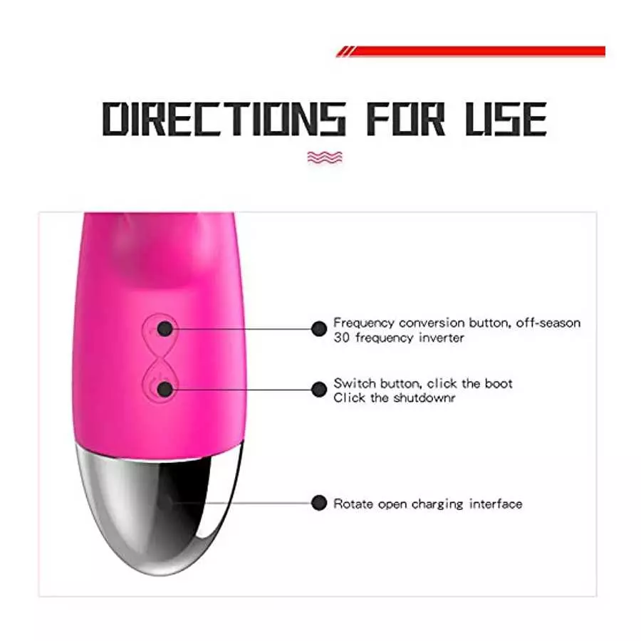 Rose Clitorial Stimulator G Spot Adult Sex Toy Swing Rabbit Vibrator Sexual Tongue Dual Motor Heating Function Ring Panties Rech
