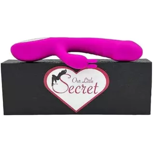 Our Little Secrets Revealed Luxurious Vibrator Rabbit - Heating with Dual Motors - 100% Waterproof - USB Rechargeable, Pink