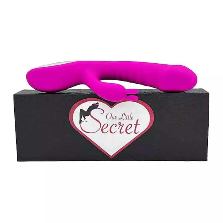 Our Little Secrets Revealed Luxurious Vibrator Rabbit - Heating with Dual Motors - 100% Waterproof - USB Rechargeable, Pink Our Little Secrets Revealed Luxurious Vibrator Rabbit - Heating with Dual Motors - 100% Waterproof - USB Rechargeable, Pink