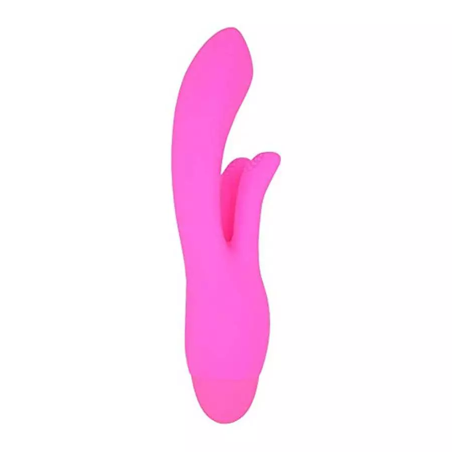 Pink B.O.B. Silicone Rabbit Vibrator Multi Function Vibrations for Clitoral and G-Spot Stimulation Adult Sex Toy