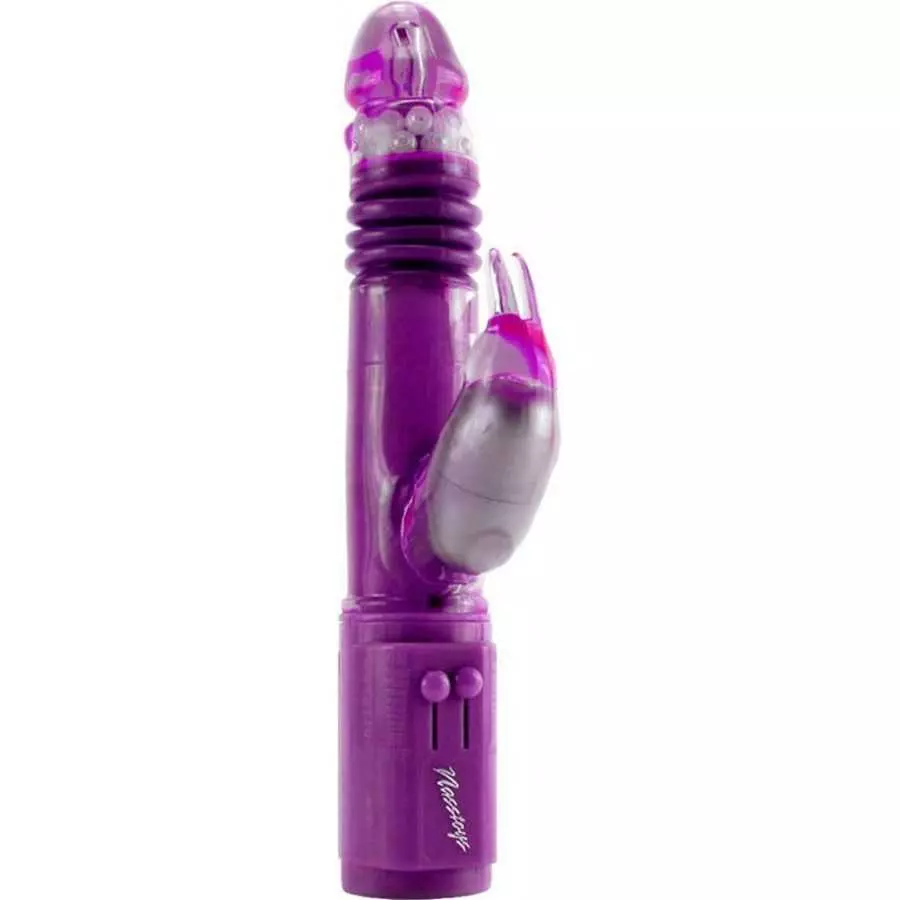 Nasstoys Deep Stroker Rabbit Vibrator, Blue Nasstoys Deep Stroker Rabbit Vibrator, Blue