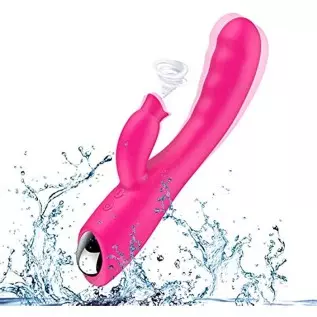 Vibrating Vibrator Clitoralis Stimulator for Women Pleasure Soft Dual Motor Cordless Rabbit Sucker Silent Sucking Waterproof Thr
