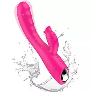 Licking and Sucking Toy Clitoralis Stimulator for Women Quiet Pleasure Thrusting Dual Motor Cordless Vibrator Rabbit Rose Sucker