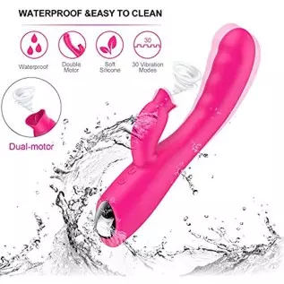 Licking and Sucking Toy Clitoralis Stimulator for Women Quiet Pleasure Thrusting Dual Motor Cordless Vibrator Rabbit Rose Sucker Licking and Sucking Toy Clitoralis Stimulator for Women Quiet Pleasure Thrusting Dual Motor Cordless Vibrator Rabbit Rose Sucker