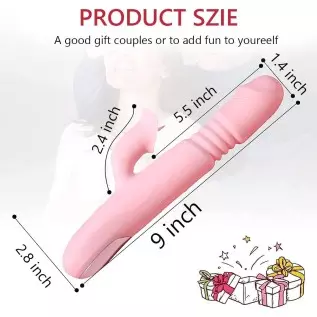 G Spot Rabbit Vibrator for Women Clitoris Stimulation with 7 Powerful Vibrations,Rechargeable 3 in 1 Clit Anal Stimulating Dildo G Spot Rabbit Vibrator for Women Clitoris Stimulation with 7 Powerful Vibrations,Rechargeable 3 in 1 Clit Anal Stimulating Dildo