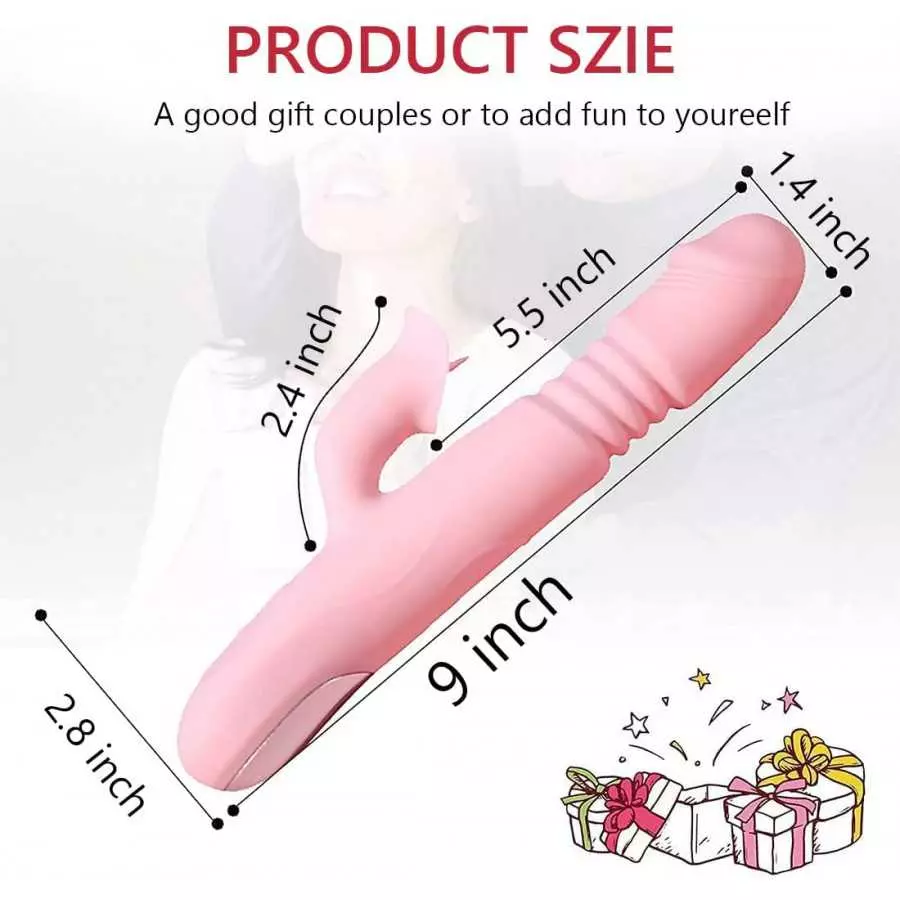 Pulsating Clitoral Vibrator for Women Vaginal Health, Clitorals Stimulator Tongue Licking Toys G Spot Rabbit Vibrator Dildo for 