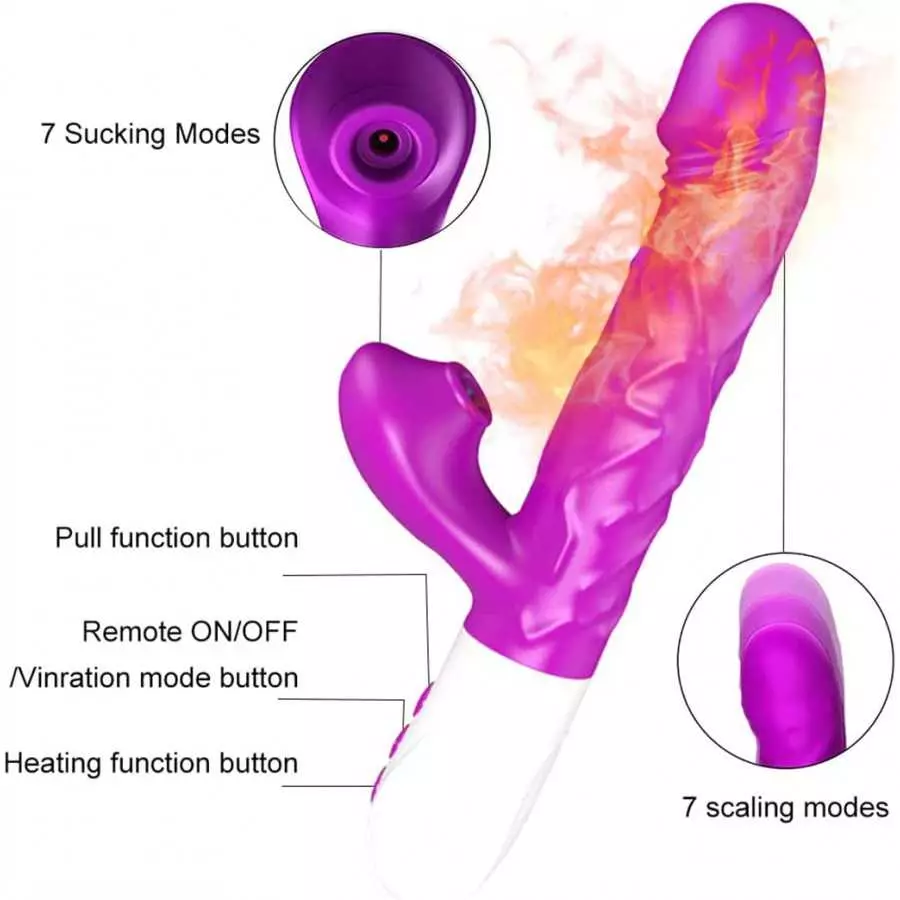 Pulsating Clitoral Vibrator for Women Vaginal Health, Clitorals Stimulator Tongue Licking Toys G Spot Rabbit Vibrator Dildo for 