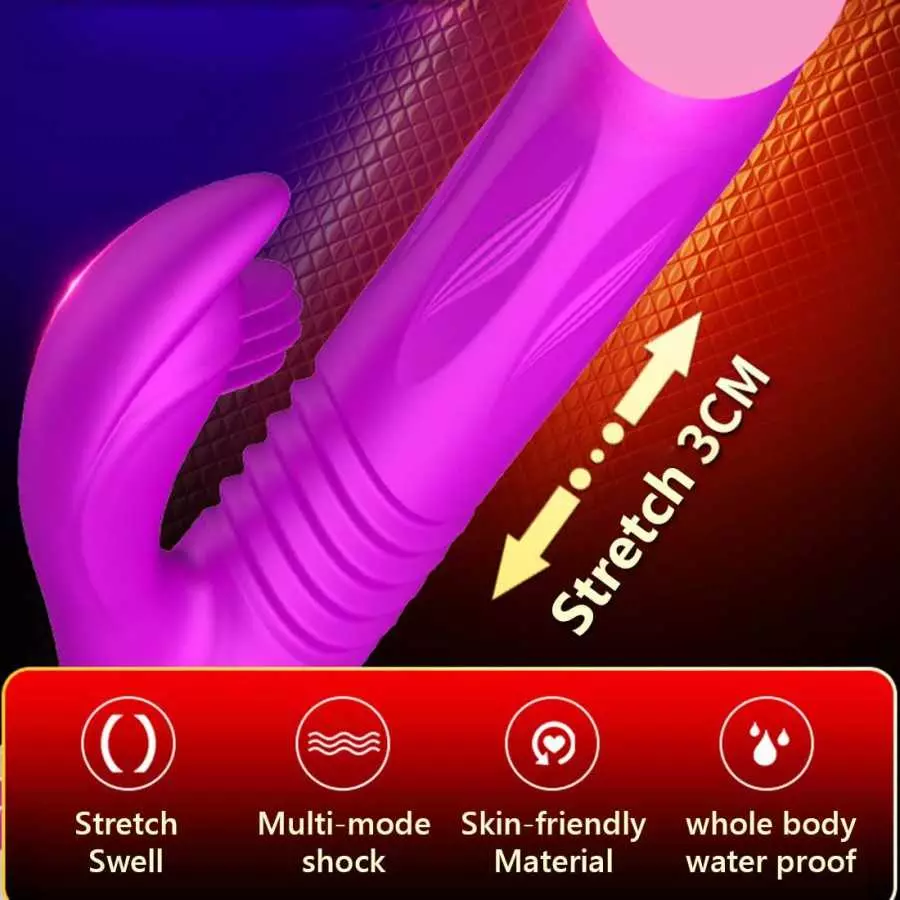 Pulsating Clitoral Vibrator for Women Vaginal Health, Clitorals Stimulator Tongue Licking Toys G Spot Rabbit Vibrator Dildo for 