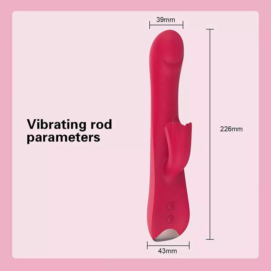Pulsating Clitoral Vibrator for Women Vaginal Health, Clitorals Stimulator Tongue Licking Toys G Spot Rabbit Vibrator Dildo for 