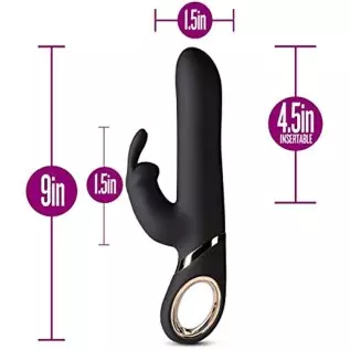 Blush Victoria - 6 Speed Reversible Gyrating Rabbit Vibe - Soft Flexible 13 Function Clit Stimulator - USB Rechargeable - IPX7 W Blush Victoria - 6 Speed Reversible Gyrating Rabbit Vibe - Soft Flexible 13 Function Clit Stimulator - USB Rechargeable - IPX7 W