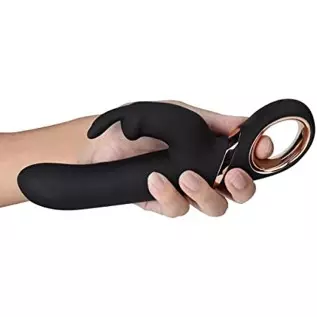Blush Victoria - 6 Speed Reversible Gyrating Rabbit Vibe - Soft Flexible 13 Function Clit Stimulator - USB Rechargeable - IPX7 W Blush Victoria - 6 Speed Reversible Gyrating Rabbit Vibe - Soft Flexible 13 Function Clit Stimulator - USB Rechargeable - IPX7 W