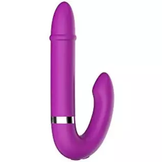 Intense Vibrator Dildo for Women, Satiny Soft Silicone Clitoral Stimulator for Vaginal Health G-spot with 8 Vibration Modes & 4 
