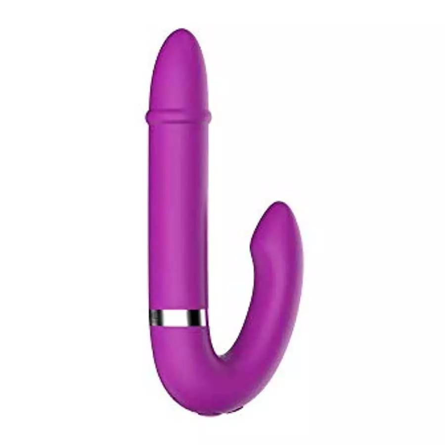 Intense Vibrator Dildo for Women, Satiny Soft Silicone Clitoral Stimulator for Vaginal Health G-spot with 8 Vibration Modes & 4 