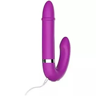 Intense Vibrator Dildo for Women, Satiny Soft Silicone Clitoral Stimulator for Vaginal Health G-spot with 8 Vibration Modes & 4 