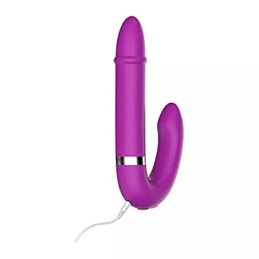 Intense Vibrator Dildo for Women, Satiny Soft Silicone Clitoral Stimulator for Vaginal Health G-spot with 8 Vibration Modes & 4 