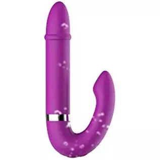 Intense Vibrator Dildo for Women, Satiny Soft Silicone Clitoral Stimulator for Vaginal Health G-spot with 8 Vibration Modes & 4 