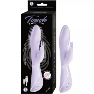 Nasstoys Touch Rabbit - Disceetly Quiet - Waterproof - Silicone Rechargeable Vibe (Lavender)