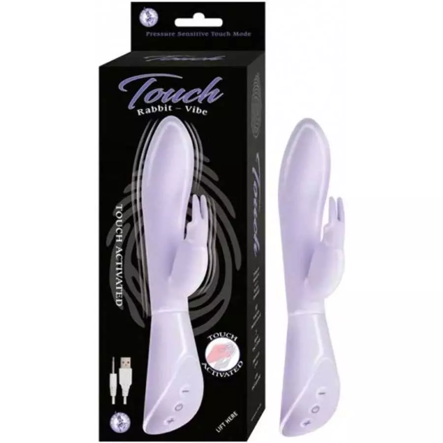 Nasstoys Touch Rabbit - Disceetly Quiet - Waterproof - Silicone Rechargeable Vibe (Lavender) Nasstoys Touch Rabbit - Disceetly Quiet - Waterproof - Silicone Rechargeable Vibe (Lavender)