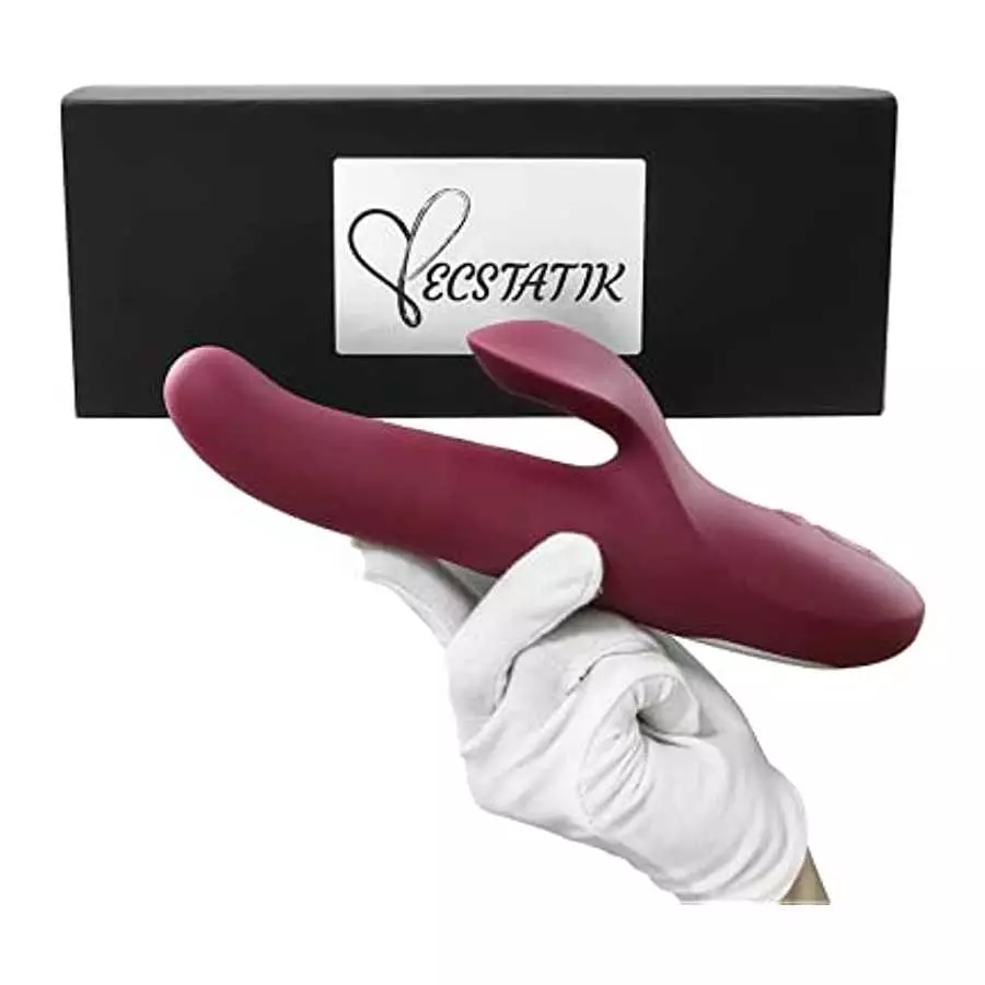 ECSTATIK Rotating Rabbit Vibrator Personal Massager for Women - 7 Vibration Patterns & 3 Speeds, 5 Thrusting & Rotating Patterns ECSTATIK Rotating Rabbit Vibrator Personal Massager for Women - 7 Vibration Patterns & 3 Speeds, 5 Thrusting & Rotating Patterns