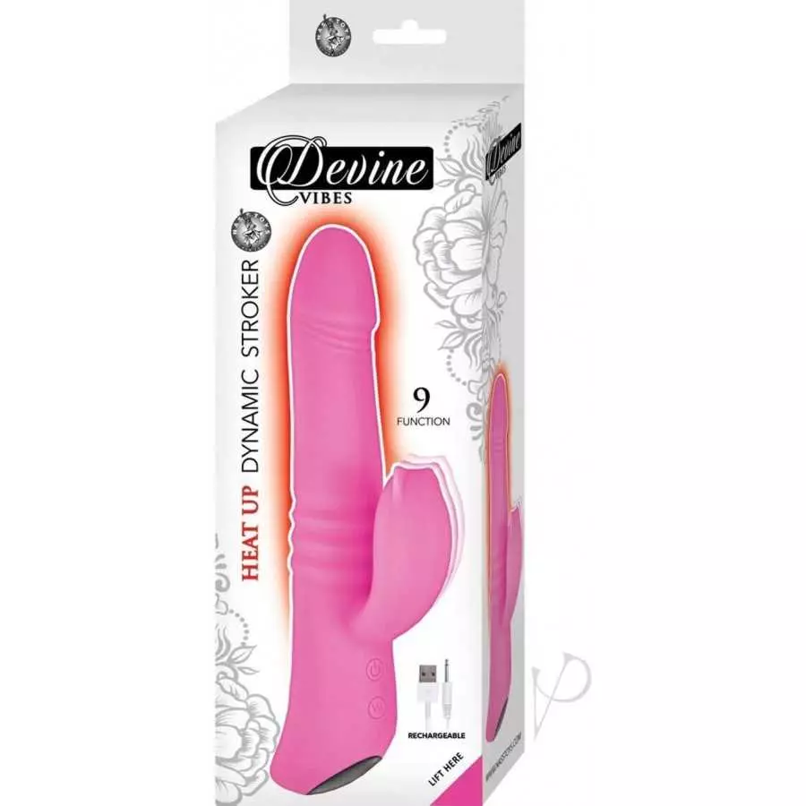 Devine Vibes Heat-up Dynamic Stroker (Pink) Devine Vibes Heat-up Dynamic Stroker (Pink)