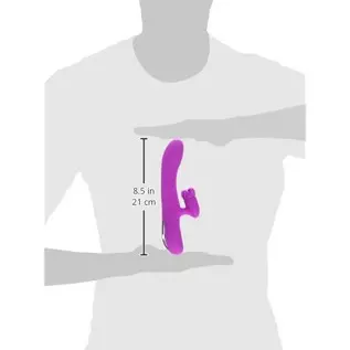 Inmi Pleasure Petal Silicone Rabbit Vibrator with Rotating Petals