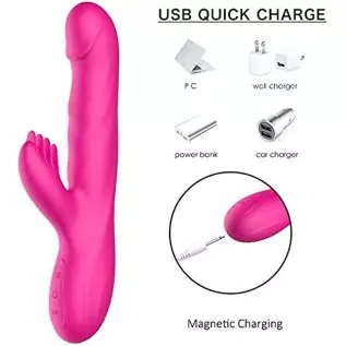 Rabbit Tongue Licker Vibrator for Women, Clitoral Stimulator Women Toys for Pleasure, Adult Sex Toys for Women with 10 Vibrating Rabbit Tongue Licker Vibrator for Women, Clitoral Stimulator Women Toys for Pleasure, Adult Sex Toys for Women with 10 Vibrating