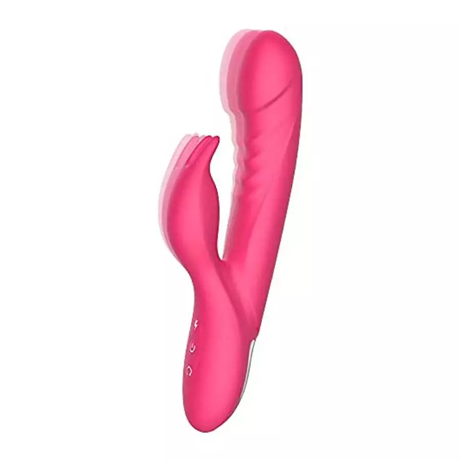Realistic Dildo Double Stimulation for Female, G Spot 360° Rotating Head Rabbit Vibrator with 3 * 7 Vibration Modes Sex Toys for Realistic Dildo Double Stimulation for Female, G Spot 360° Rotating Head Rabbit Vibrator with 3 * 7 Vibration Modes Sex Toys for