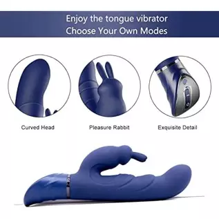 G Spot Rabbit Vibrator with Realistic Vibrating Penis Couples Vibrator with Powerful Motors for Clitoris Stimulation G Spot Rabbit Vibrator with Realistic Vibrating Penis Couples Vibrator with Powerful Motors for Clitoris Stimulation