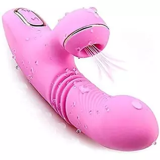 Rabbit Vibrator Yindi G-spot Stimulator, Female Thrust Vibrator Toy Dual Motor Vibrator, Adult Sex Toys Female Couple Massage Re