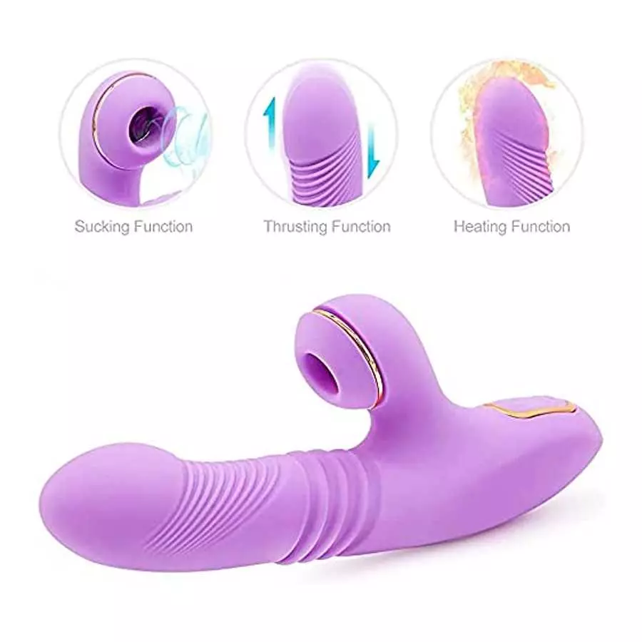 Rotating Vibration Stimulates Pleasure~Double Motor Rabbit Vibrator Toy~Soft Silicone Rabbit Vibration Toy 7 Mode Vibrating Unde