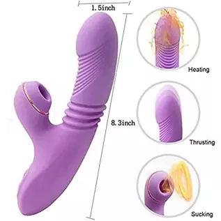 Rotating Vibration Stimulates Pleasure~Double Motor Rabbit Vibrator Toy~Soft Silicone Rabbit Vibration Toy 7 Mode Vibrating Unde
