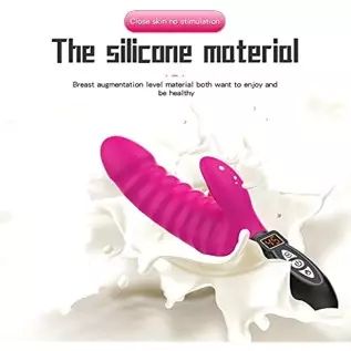Rabbit Vibrator Adult Sex Toys for Women Thrusting Clitoral Multifunctional Vibrating for Stimulation Vagina 9 inch Soft Silicon