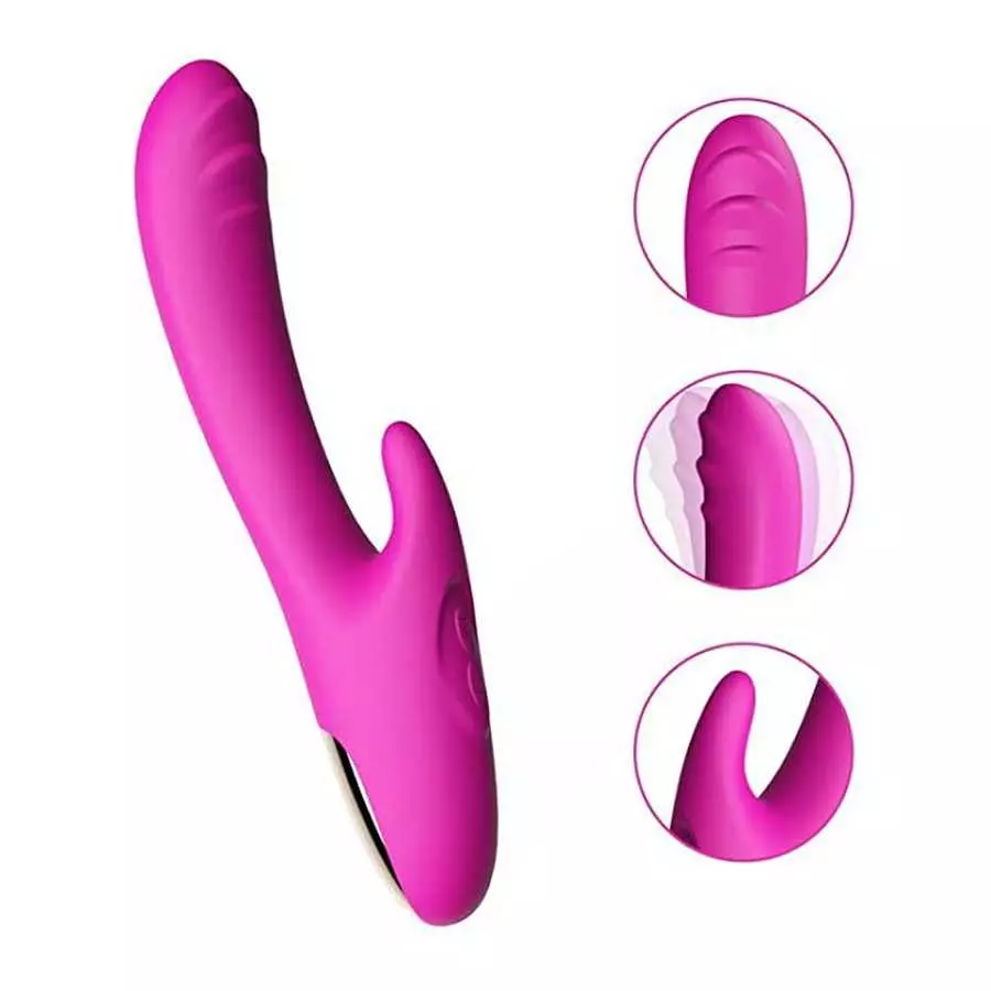 Vibrator for Women G Spot Rabbit Anal Vibrators with 30 Vibration Frequencies, Woman Waterproof Rechargeable Vibrator Adult Sex 