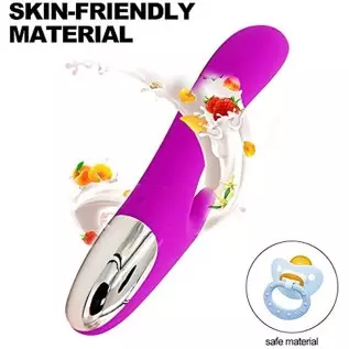 Vibrator for Women G Spot Rabbit Anal Vibrators with 30 Vibration Frequencies, Woman Waterproof Rechargeable Vibrator Adult Sex 