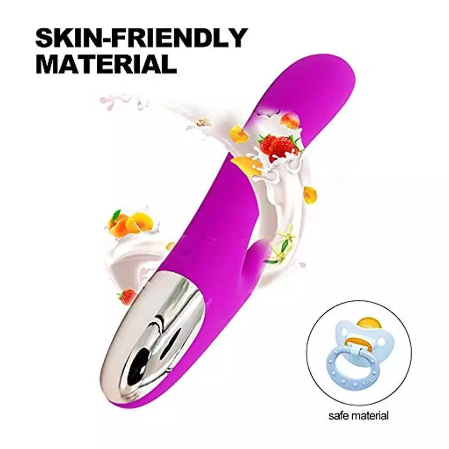 Vibrator for Women G Spot Rabbit Anal Vibrators with 30 Vibration Frequencies, Woman Waterproof Rechargeable Vibrator Adult Sex 