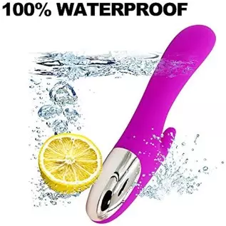 Vibrator for Women G Spot Rabbit Anal Vibrators with 30 Vibration Frequencies, Woman Waterproof Rechargeable Vibrator Adult Sex 