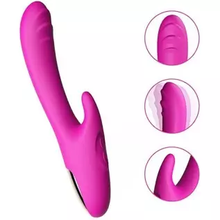 Vibrator for Women G Spot Rabbit Anal Vibrators with 30 Vibration Frequencies, Woman Waterproof Rechargeable Vibrator Adult Sex 