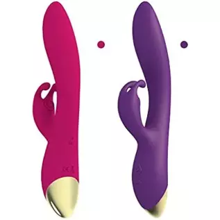 Rabbit Vibrator Adult Sex Toys for Women, G Spot Vibrator with Independent Clitoral Stimulator, 9 Vibration Patterns Realistic D Rabbit Vibrator Adult Sex Toys for Women, G Spot Vibrator with Independent Clitoral Stimulator, 9 Vibration Patterns Realistic D