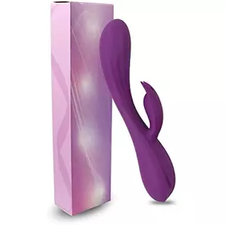 Realistic Rabbit Vibrator for G-spot Clitoris Stimulation, Waterproof Rechargeable Dildo Vibrator with 10 Strong Vibrations Dual Realistic Rabbit Vibrator for G-spot Clitoris Stimulation, Waterproof Rechargeable Dildo Vibrator with 10 Strong Vibrations Dual