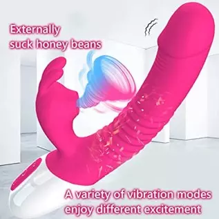 G Spot Rabbit Vibrator with Heating Function,Sex Toys for Clitoris,Waterproof Dildo Vibrator with 9 Powerful Vibrations Dual Mot G Spot Rabbit Vibrator with Heating Function,Sex Toys for Clitoris,Waterproof Dildo Vibrator with 9 Powerful Vibrations Dual Mot