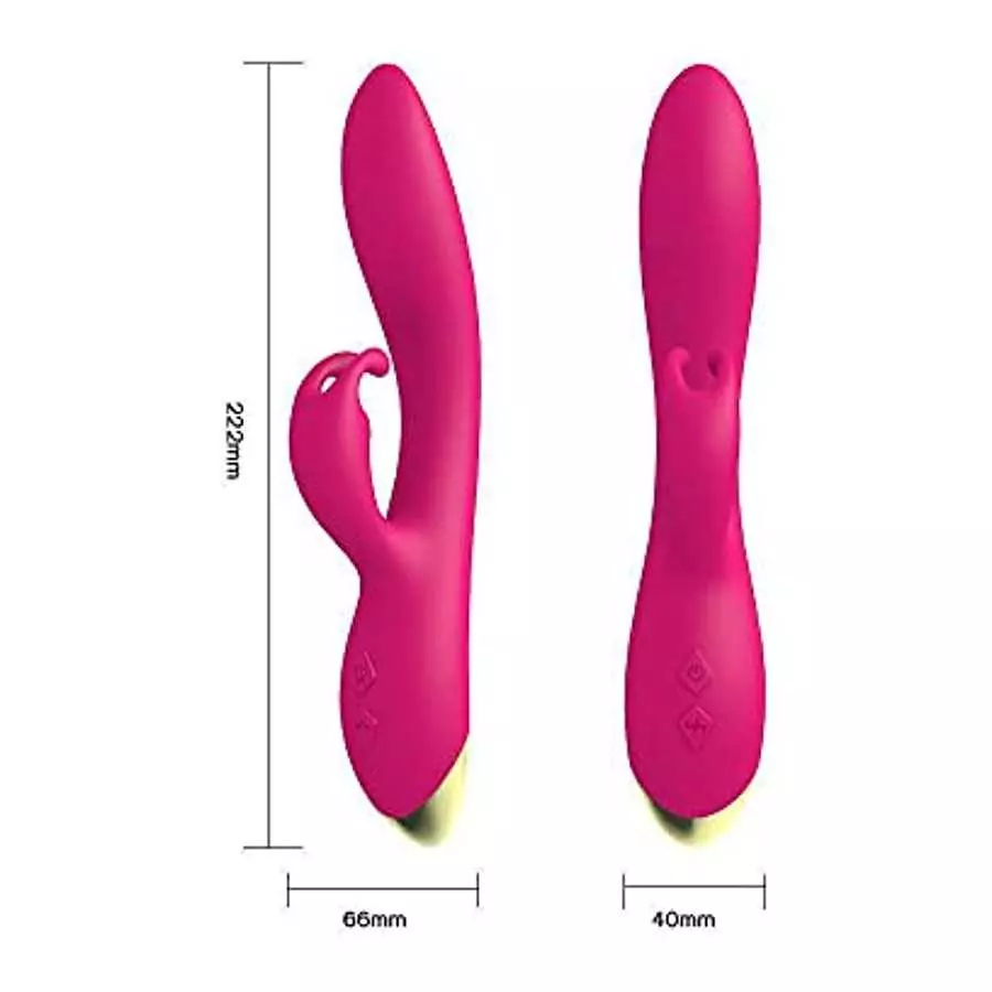 G Spot Rabbit Vibrator Adult Sex Toys with 9 Vibrations Modes, Waterproof Rechargeable Vibrator for Women Couple Clitoris Anal S