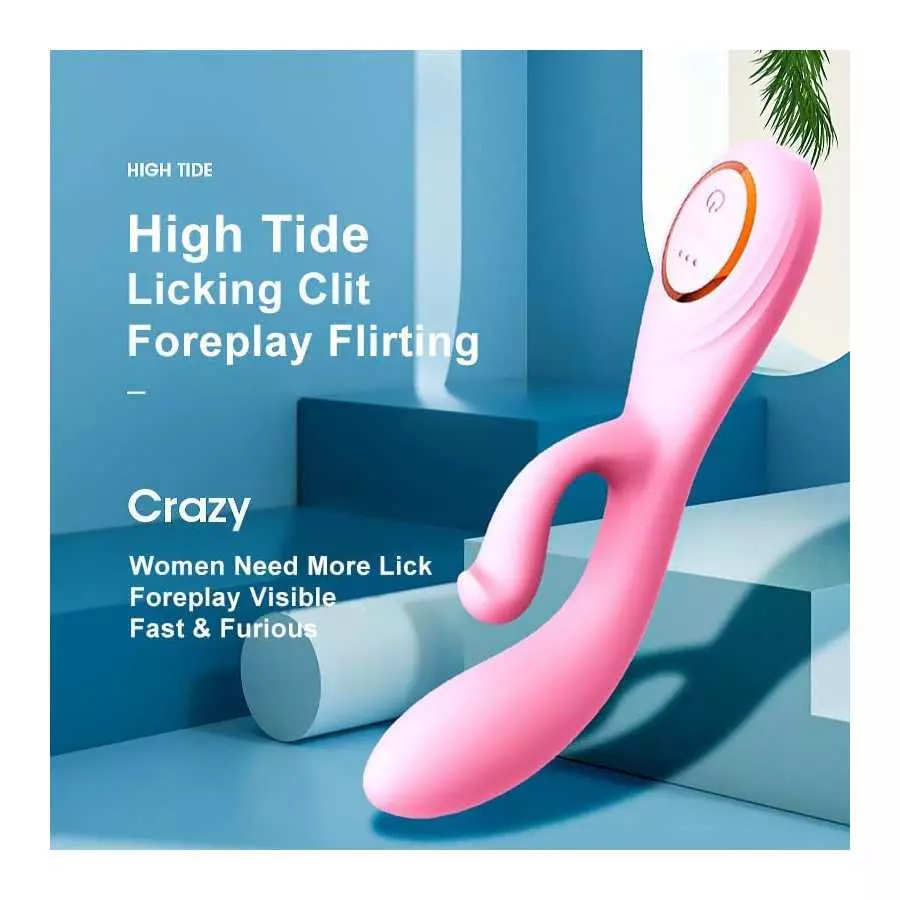 G-Spot Rabbit Vibrator Stimulator Silicone Massager for Women, Powerful Waterproof Rechargeable with 12 Vibration Modes Adult Se